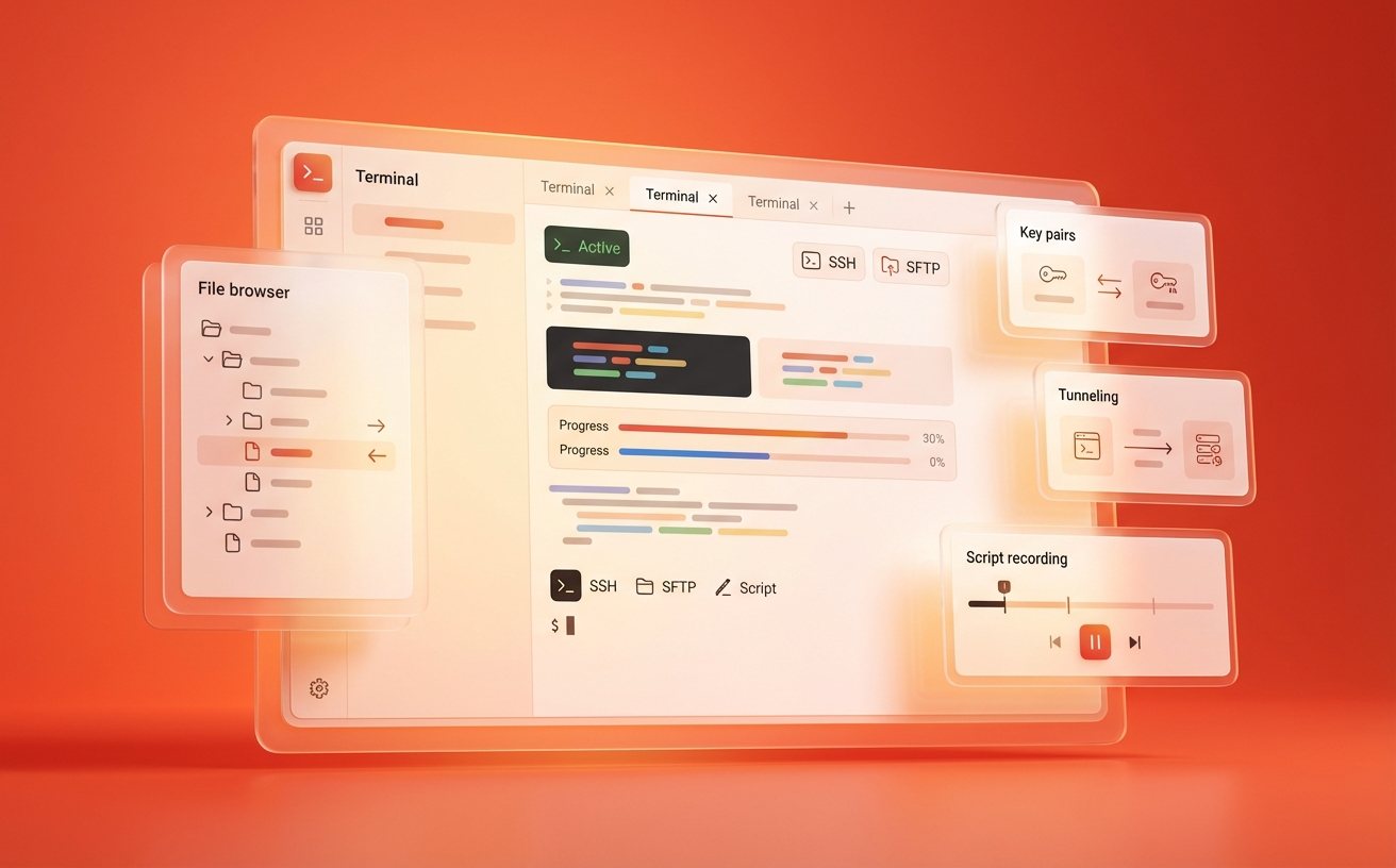 Xshell SSH连接会话管理界面